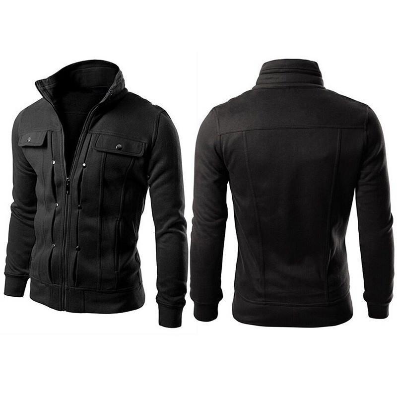 Men's Fleece Plain Jacket - Mexican Style